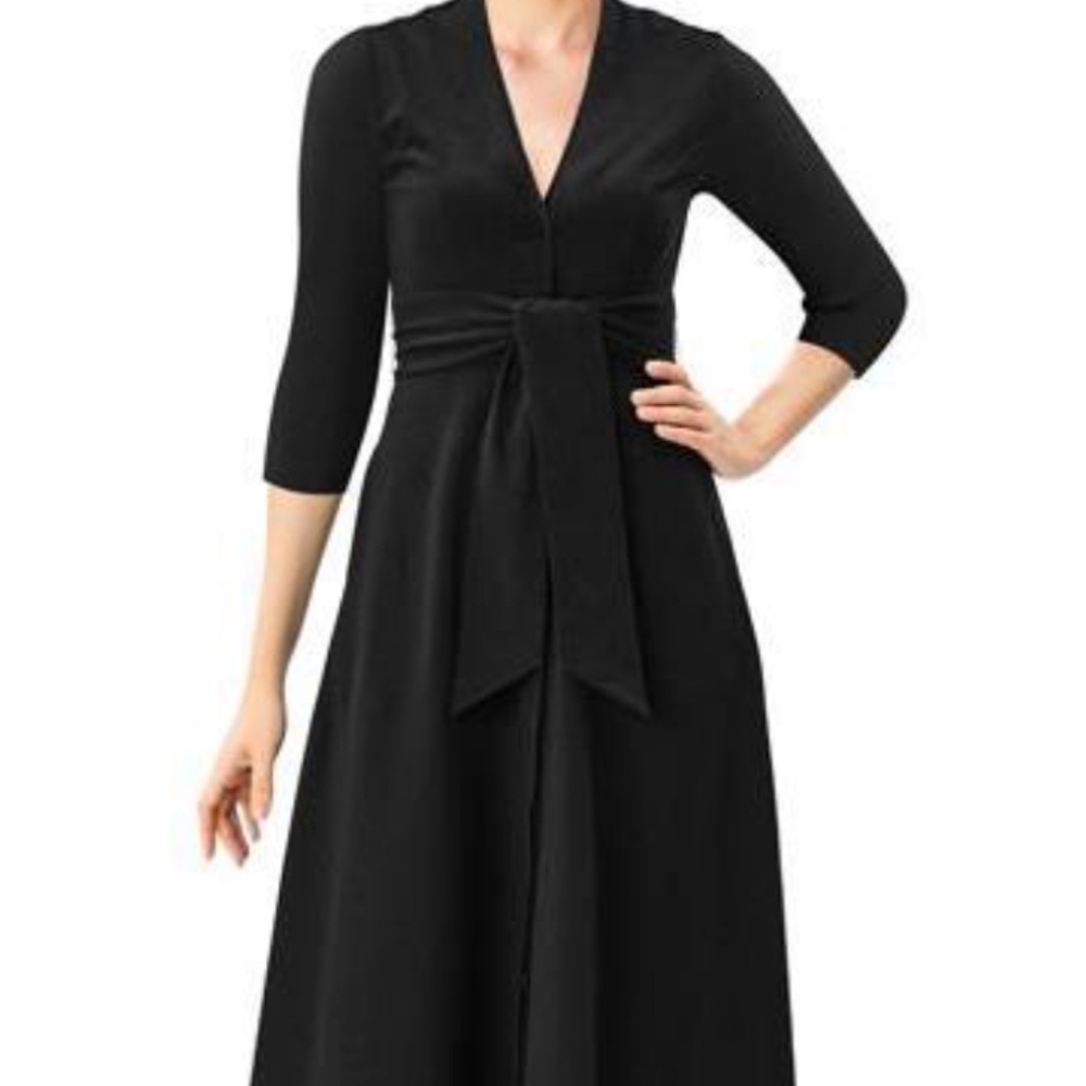Cotton Jersey Banded Empire Shirt Dress